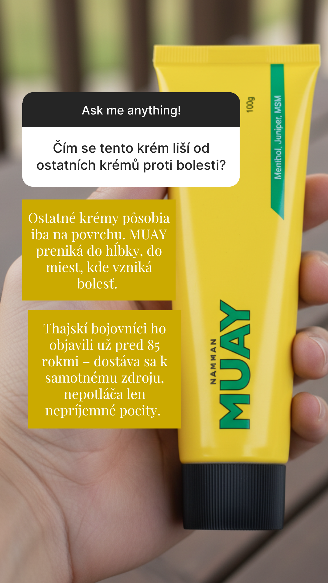 Namman Muay Slovensko Facebook ad