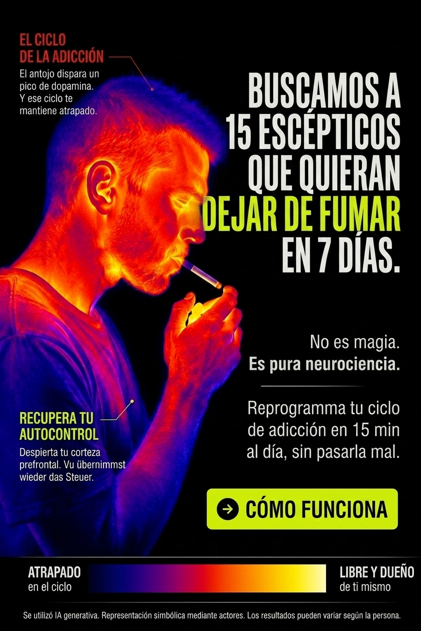 Hypnosis to Stop Smoking Facebook ad