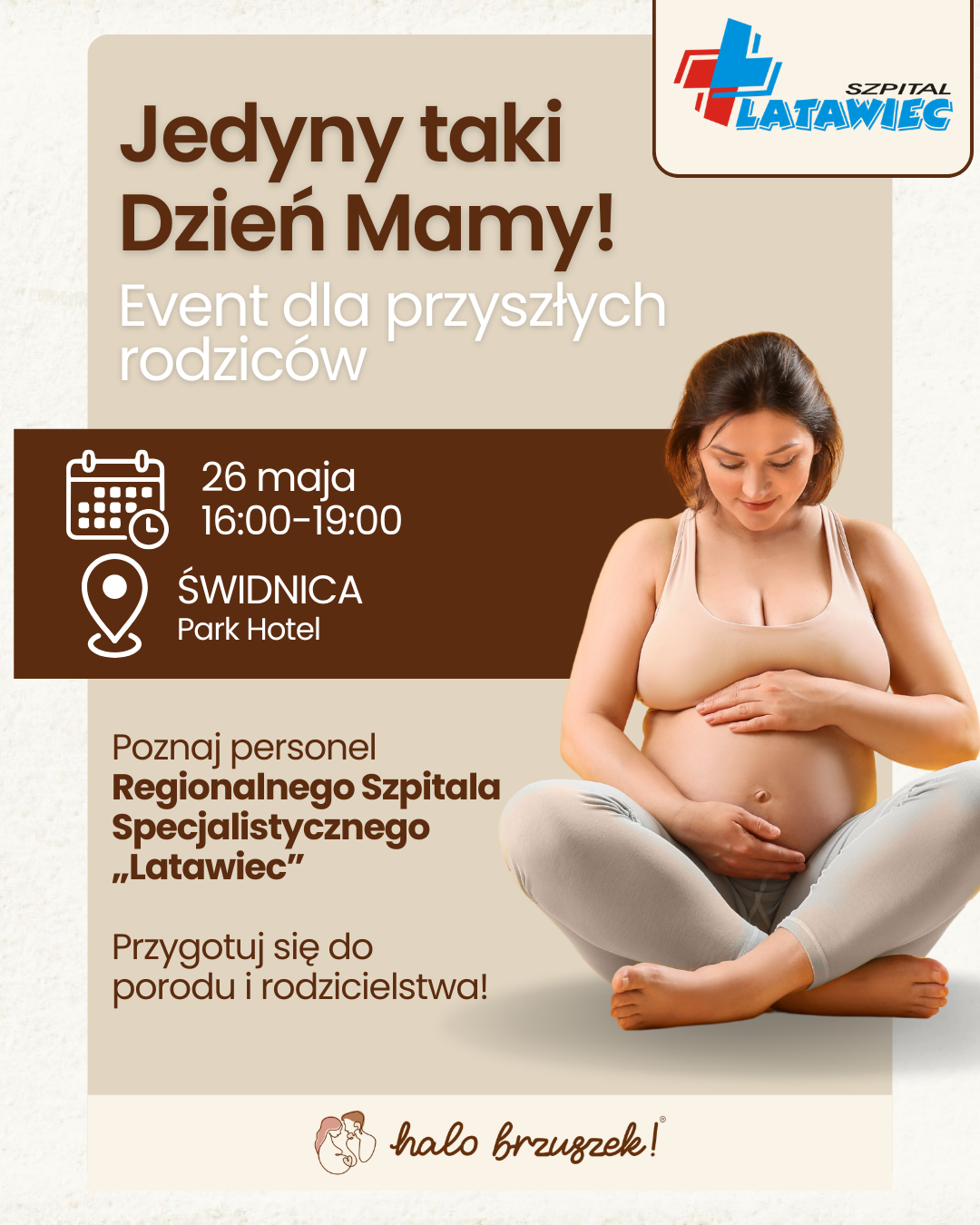 Halo Brzuszek Facebook ad: Dzień Mamy z Halo Brzuszek w Świdnicy