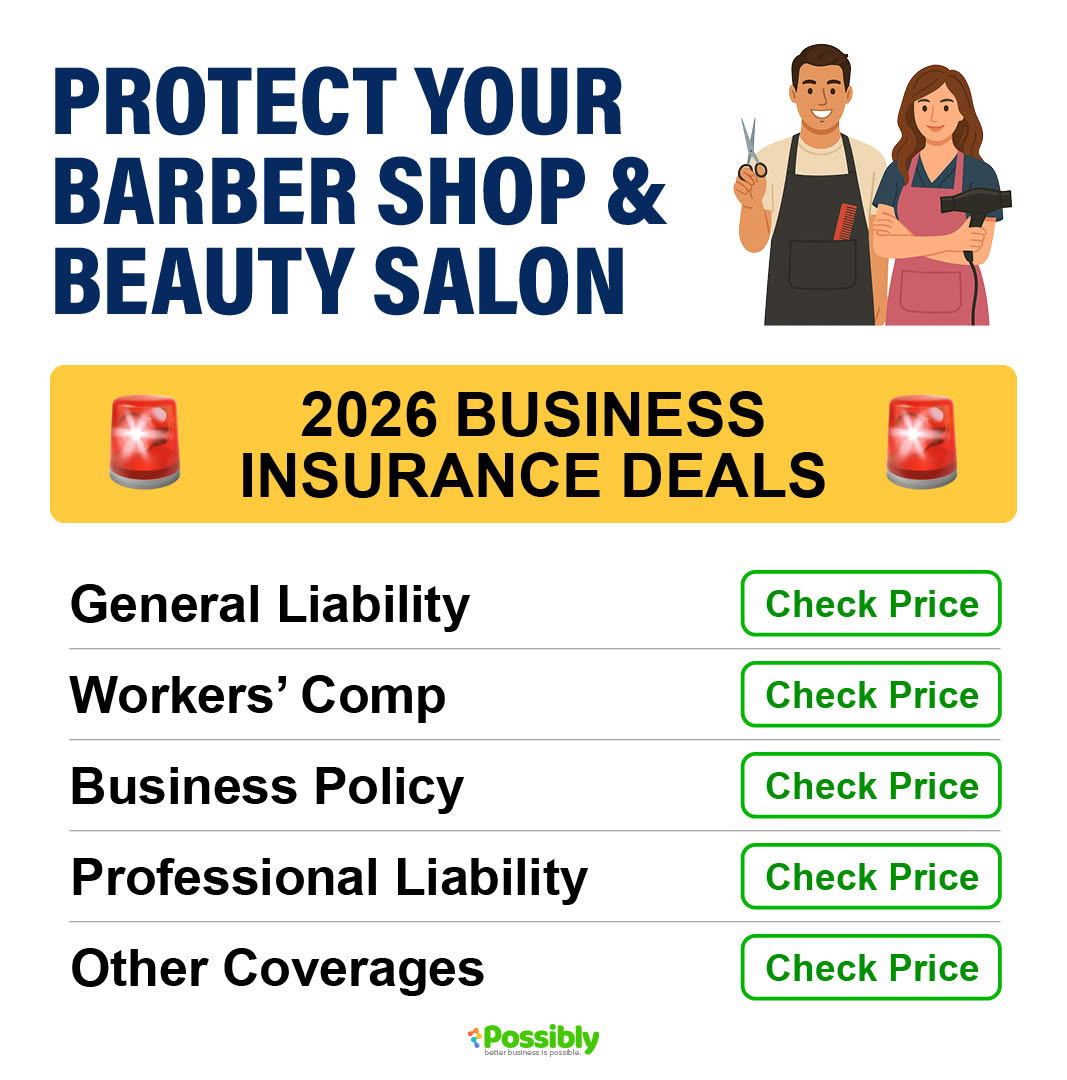 Possibly.com: Business Insurance Solutions Facebook ad