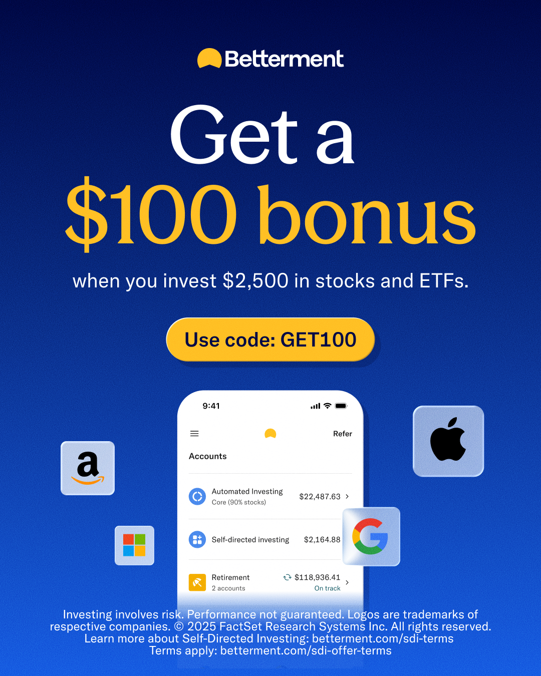 Betterment Facebook ad