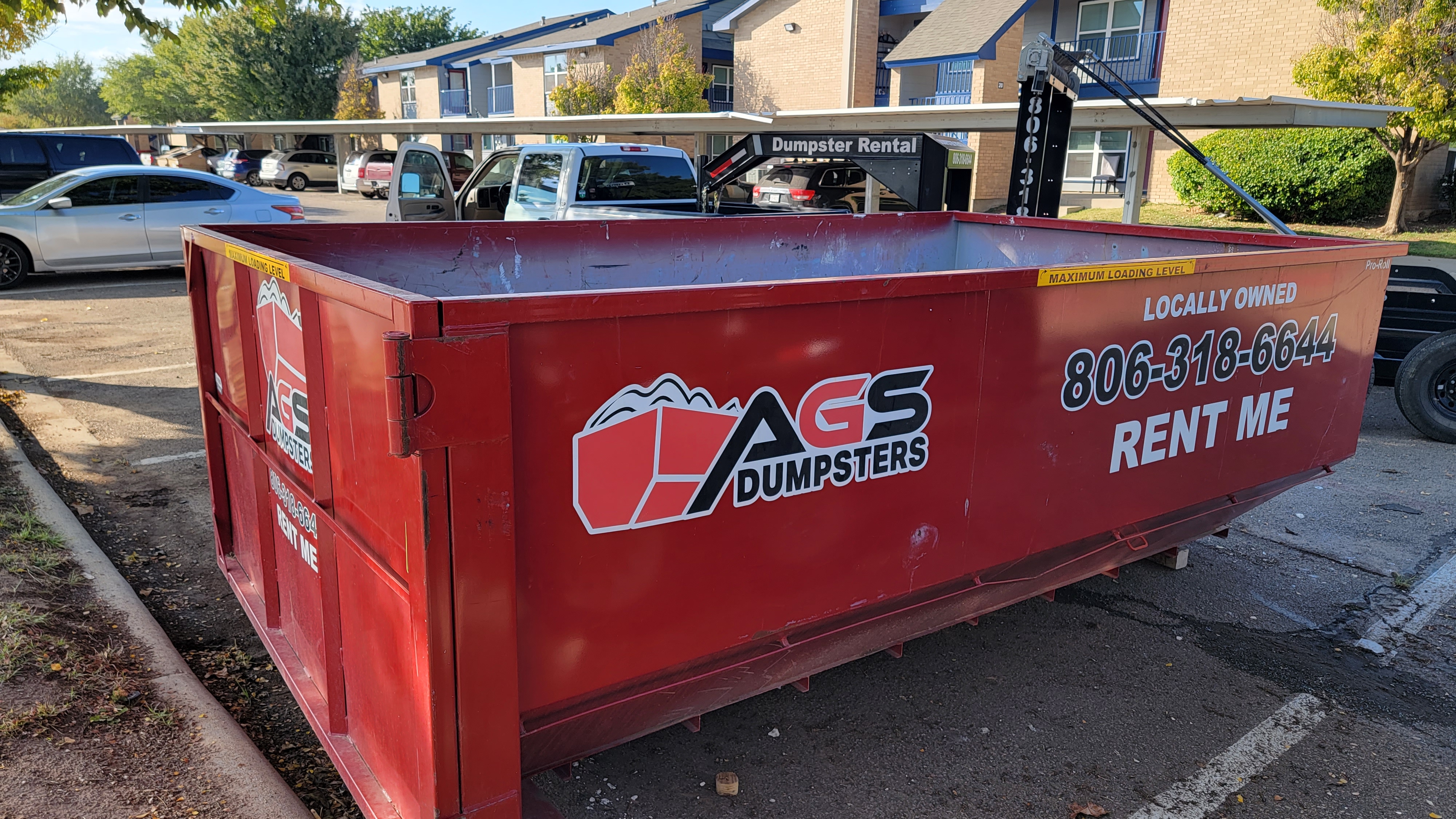 AGS Dumpsters AMA Facebook ad