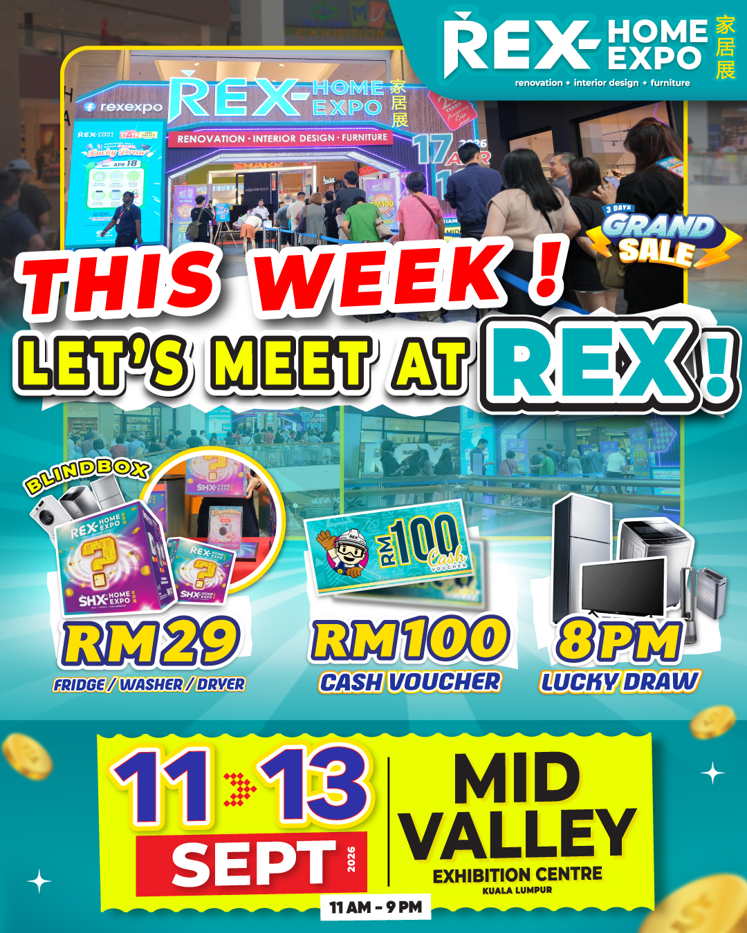 REX Home Renovation Expo Facebook ad