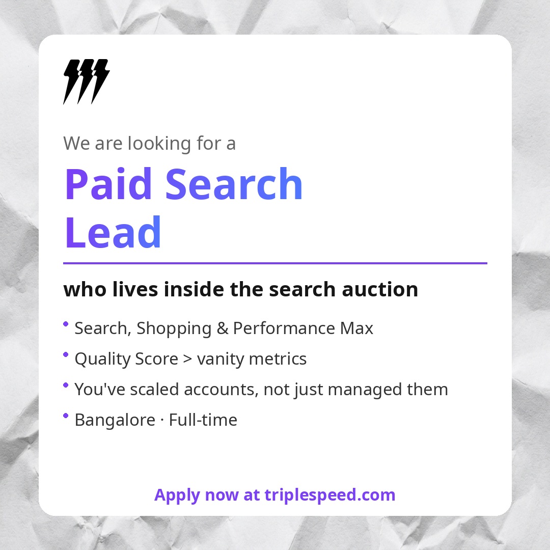 Triplespeed Facebook ad