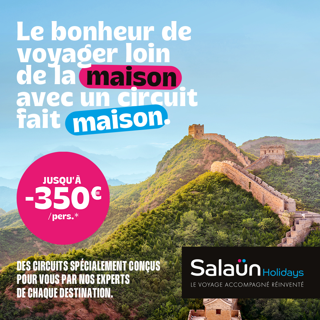 Salaun Holidays Facebook ad: Plus de 35 000 voyageurs nous font confiance…