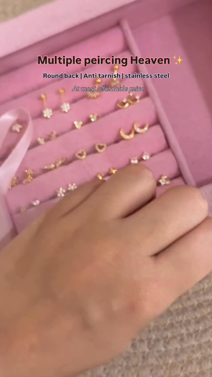 Blingstrax Facebook ad: Perfect Studs For Your Ear Stack
