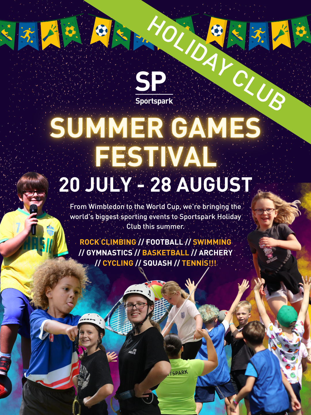 Sportspark UEA Facebook ad: Summer Holiday Club