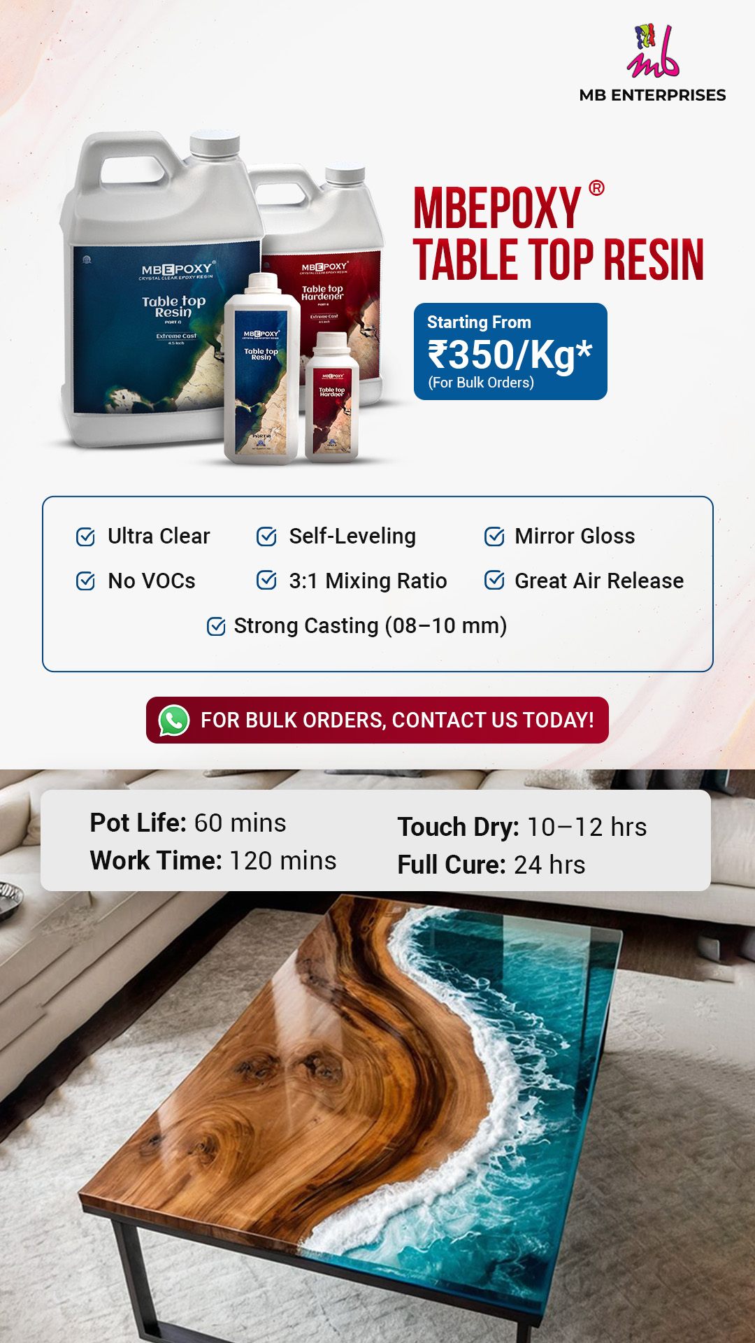 MB Enterprises Facebook ad