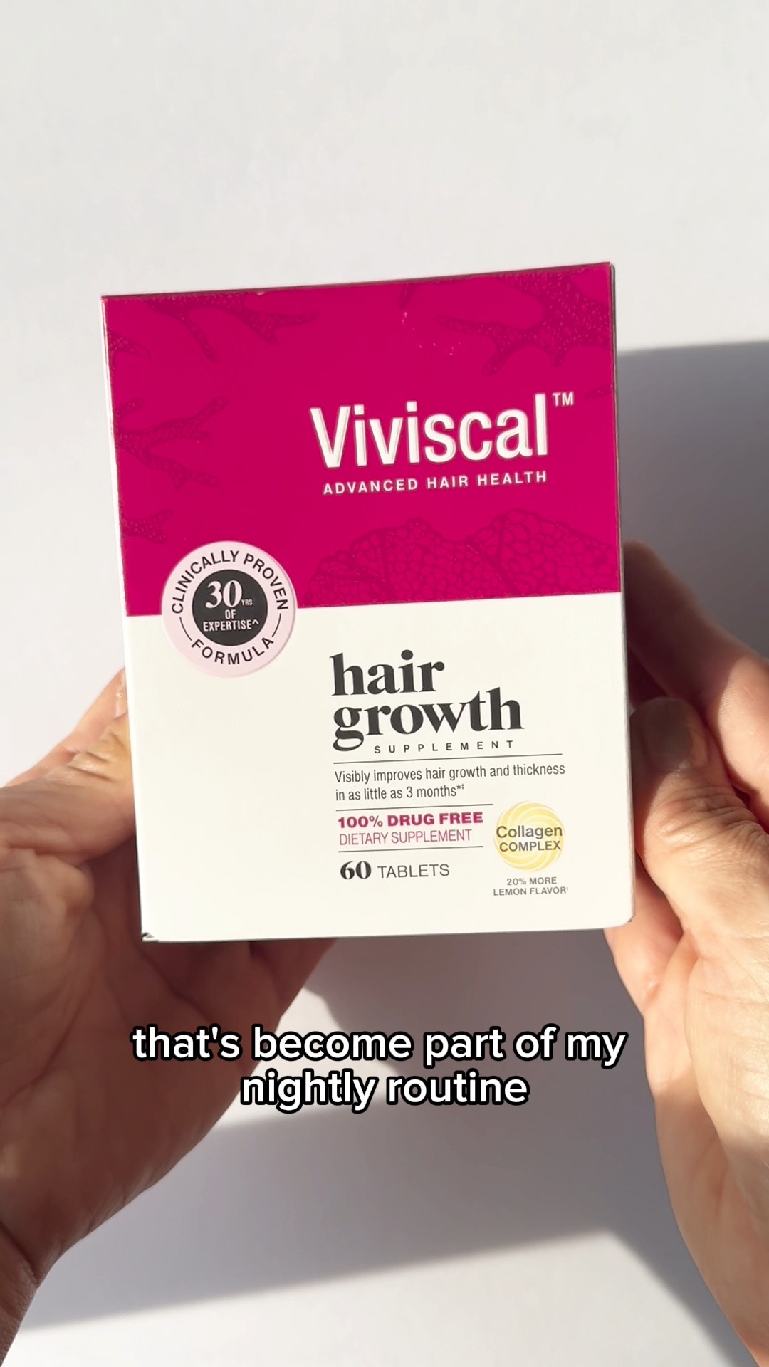 Viviscal Facebook ad: If fuller, thicker-looking hair is on your wishlist…