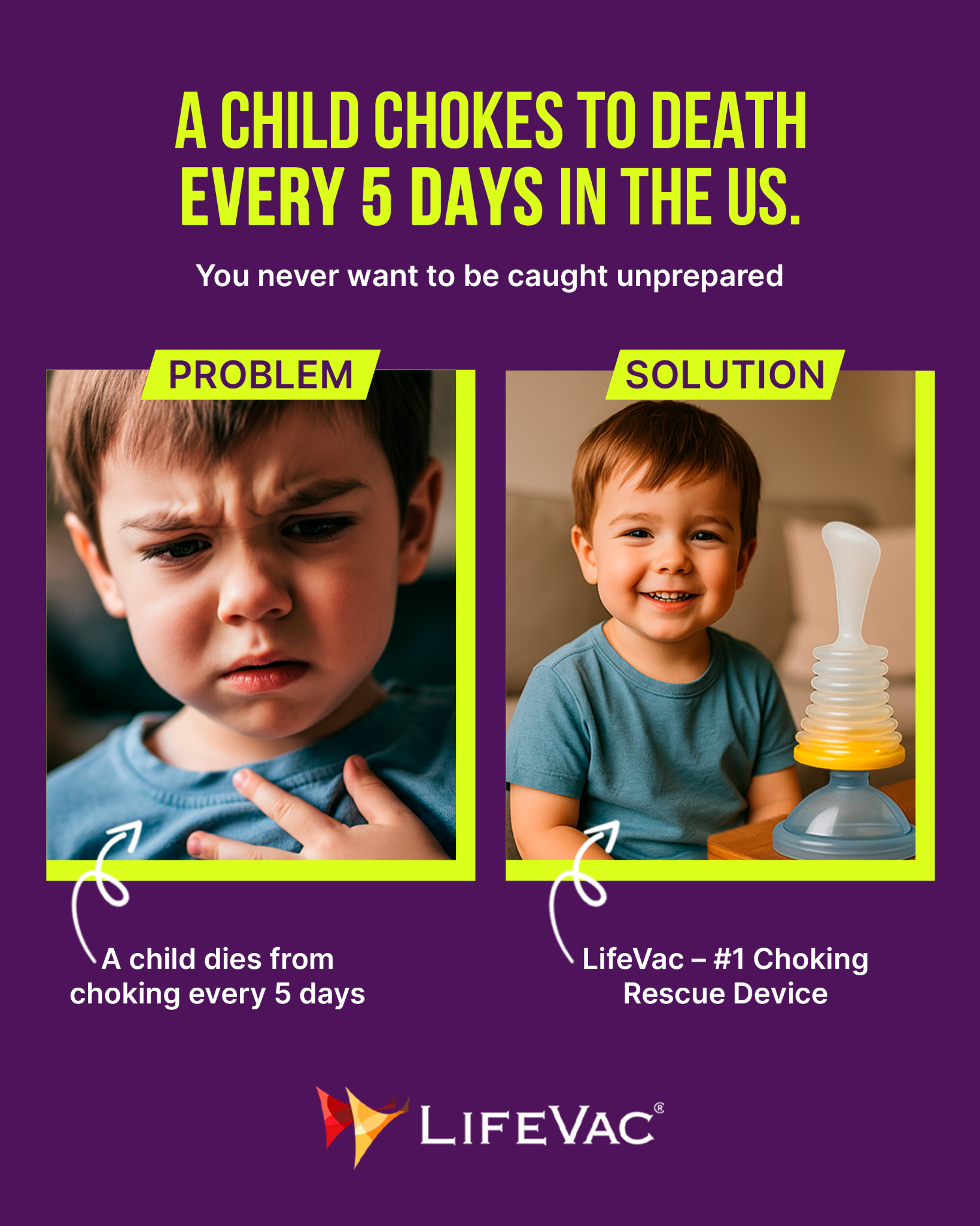 LifeVac USA Facebook ad