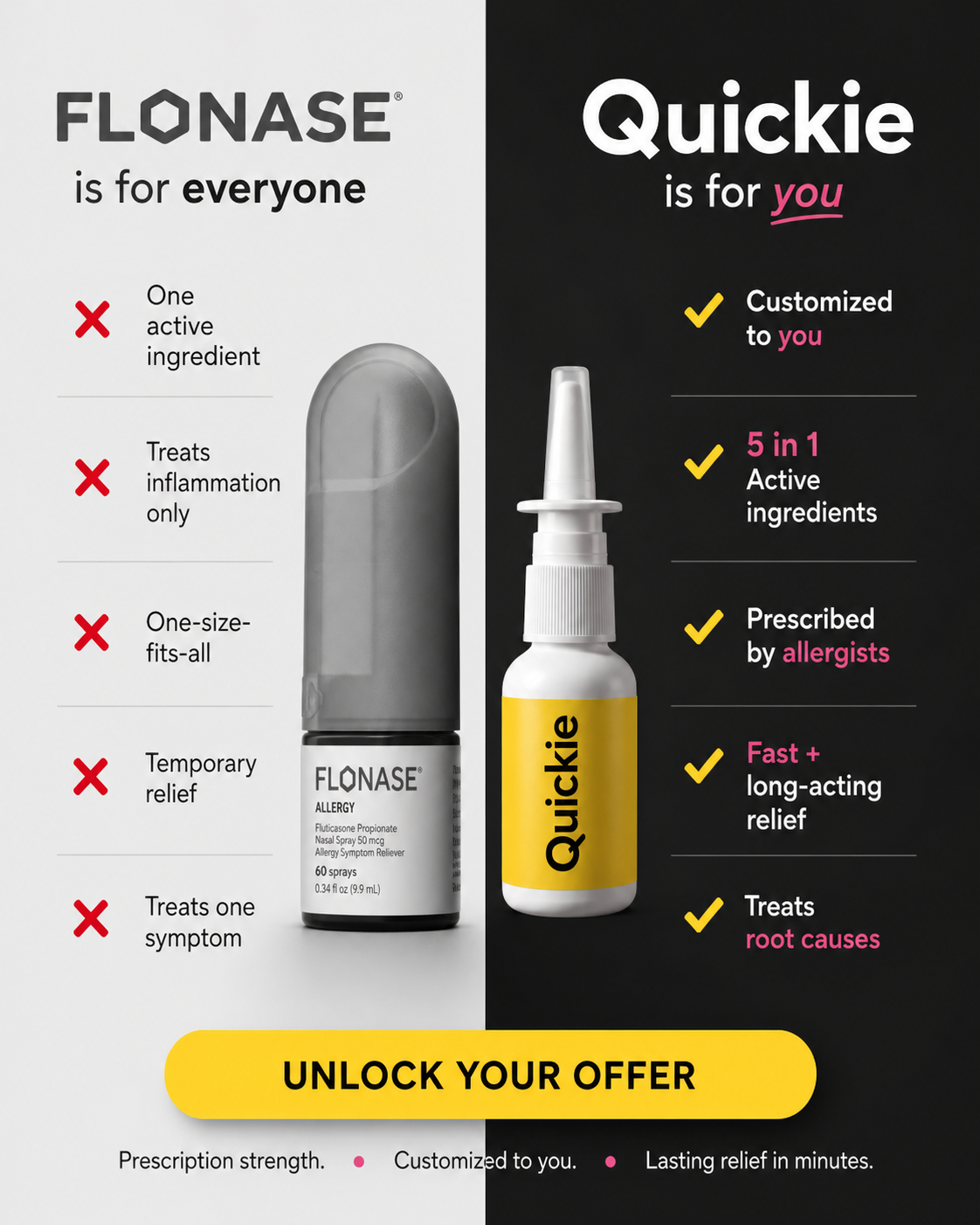 Curex Allergy Facebook ad