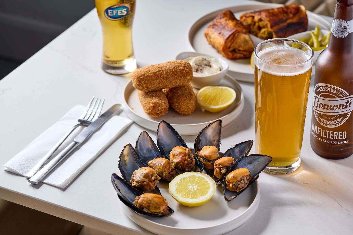 The Midyeci Facebook ad: Fresh look, refined Turkish seafood menu, and