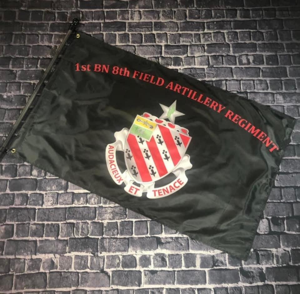 Firebase Delta Facebook ad: Military Flags, Guidons, and Gear