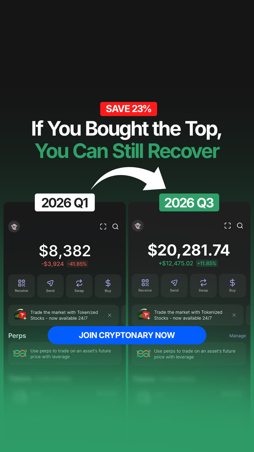 Cryptonary Facebook ad