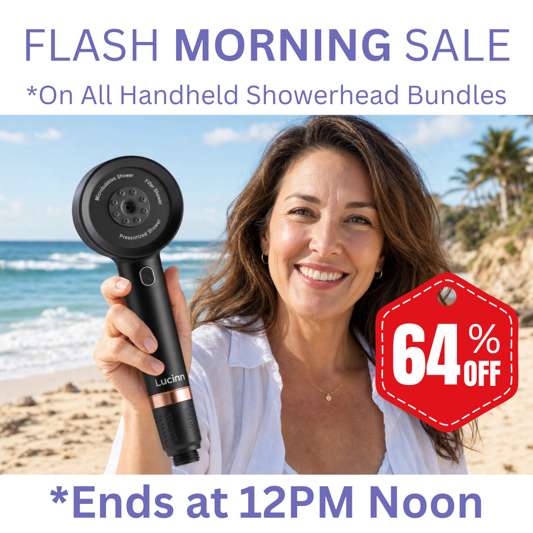 Lucinn Filtered Showerhead Facebook ad