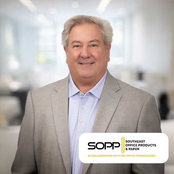 Southeast Office Products & Paper Facebook ad: Everything your office runs on-paper, supplies, and service.