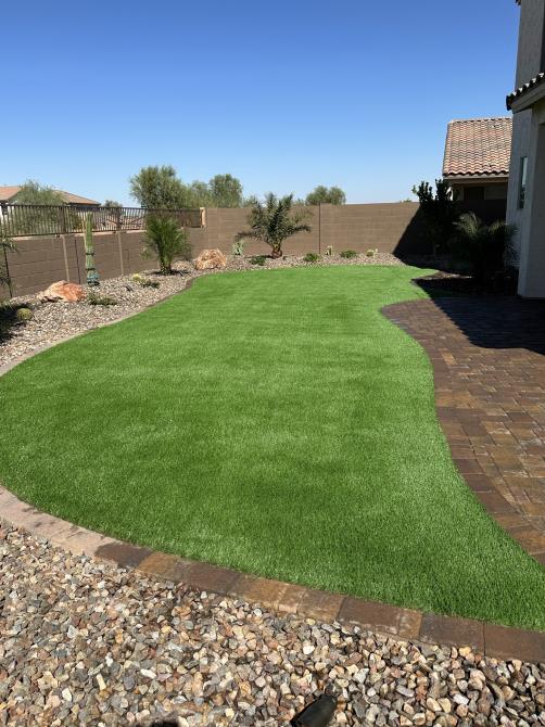 Desert Summer Landscaping Facebook ad: Transform Your Yard into a Desert Oasis!