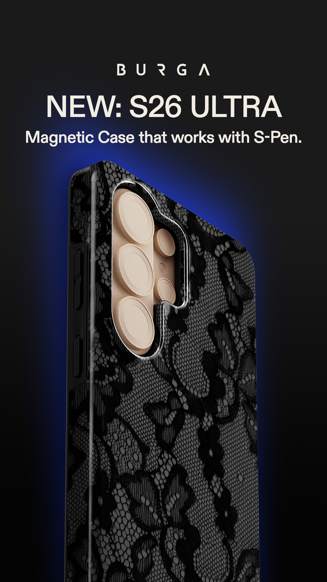 BURGA Cases Facebook ad