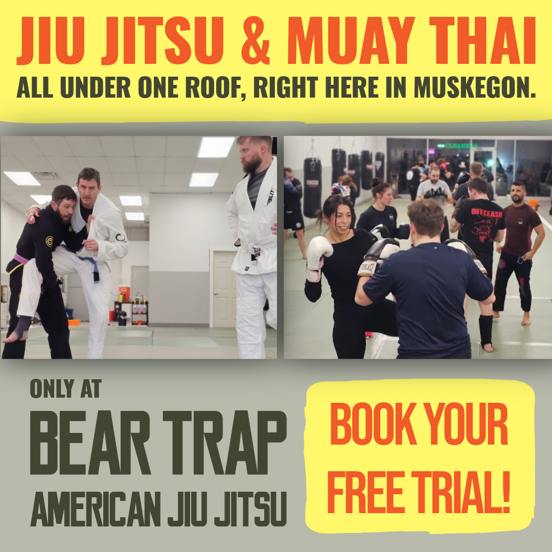 Bear Trap American Jiu Jitsu - PSF Muskegon Facebook ad: Claim Your FREE Week!