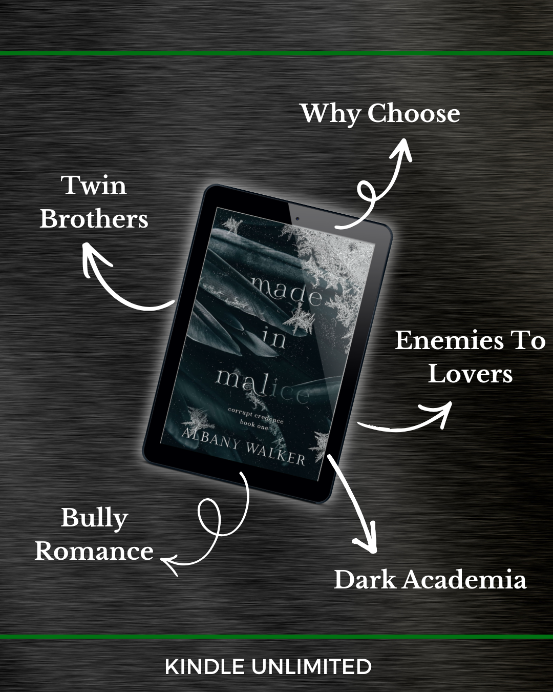 Author Albany Walker Facebook ad