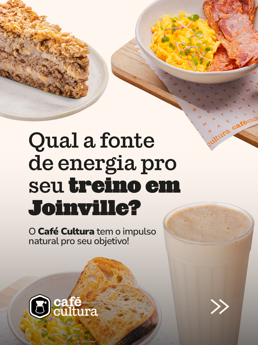 Café Cultura Facebook ad: Não sacrifique o sabor pela sua meta!
