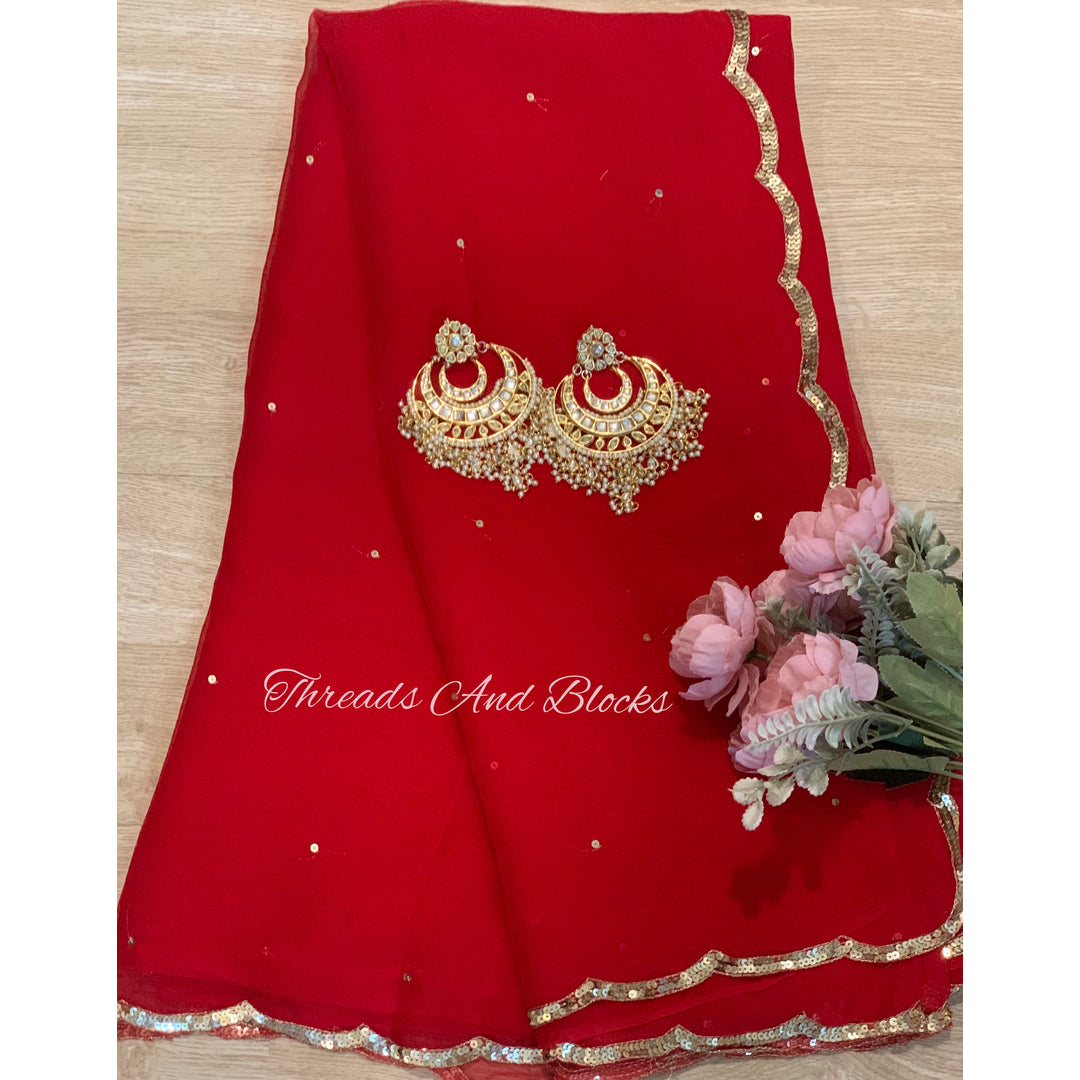 Threads And Blocks Facebook ad: Best Selling Deisgner Saree Sale You Can’t Miss!