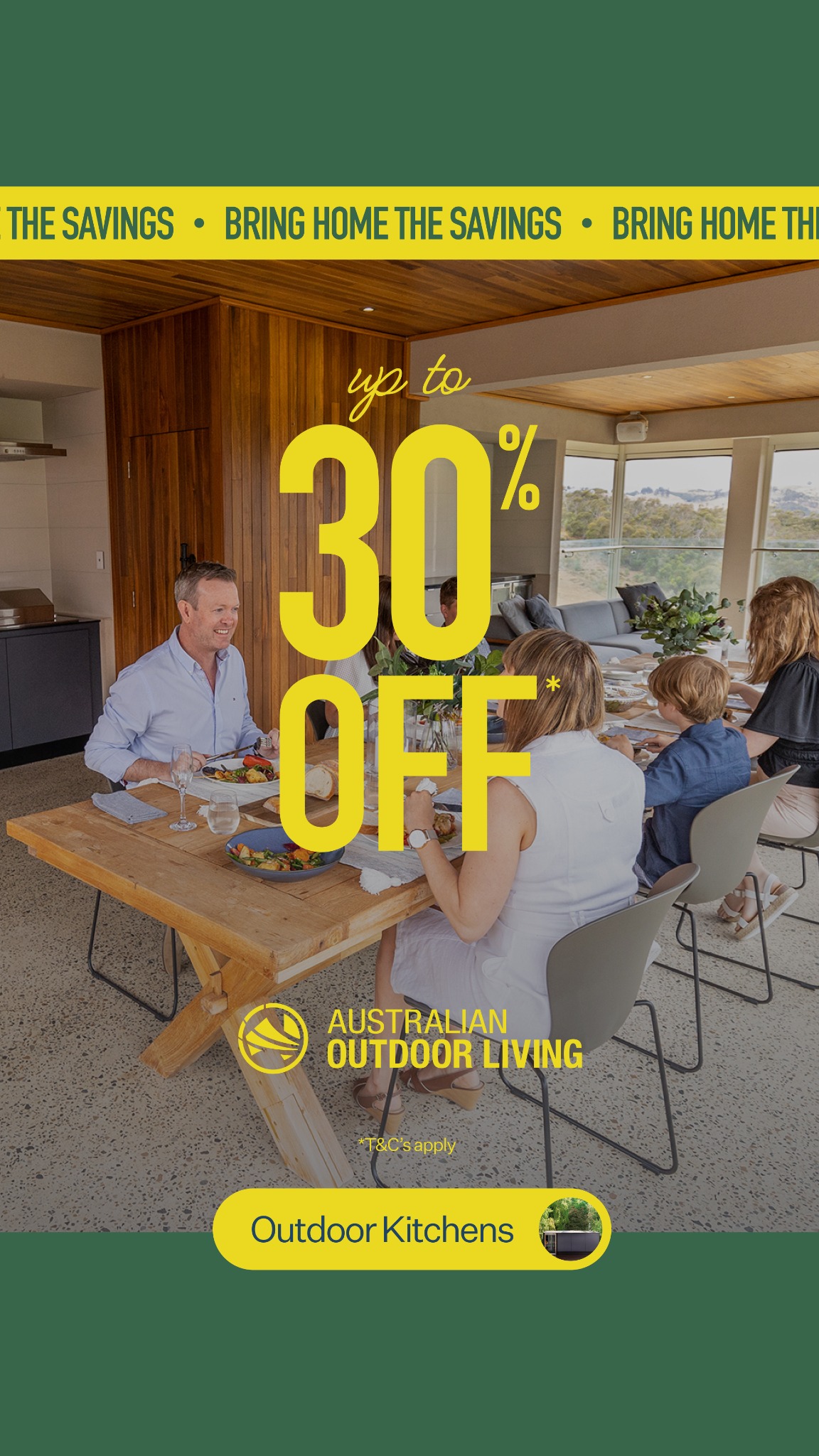 Australian Outdoor Living Facebook ad