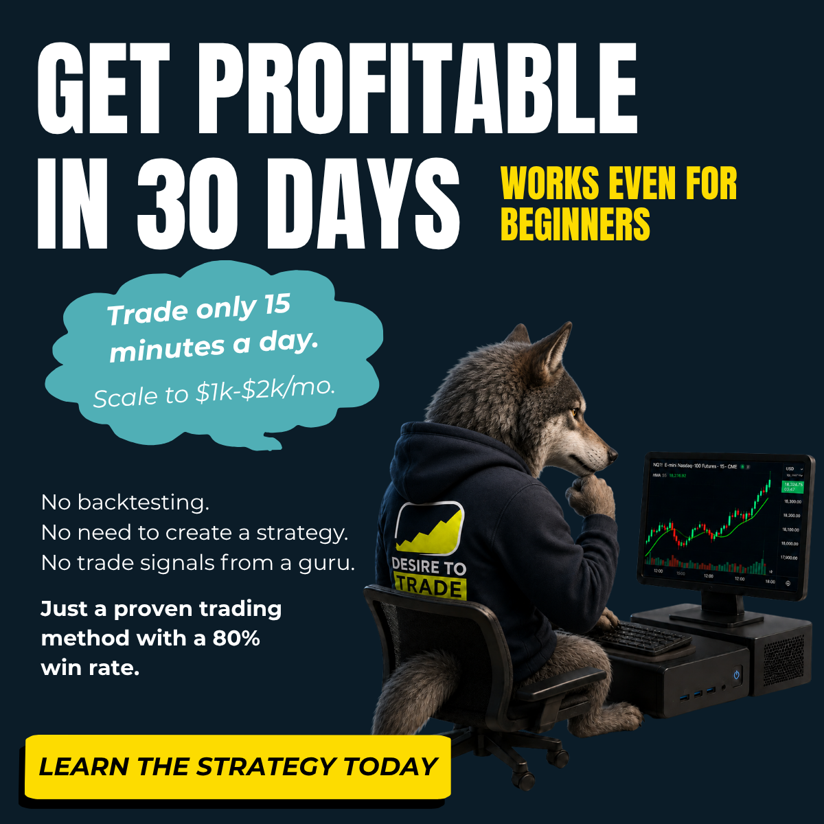 Desire To Trade Facebook ad: Day Traders Hate Hearing This.