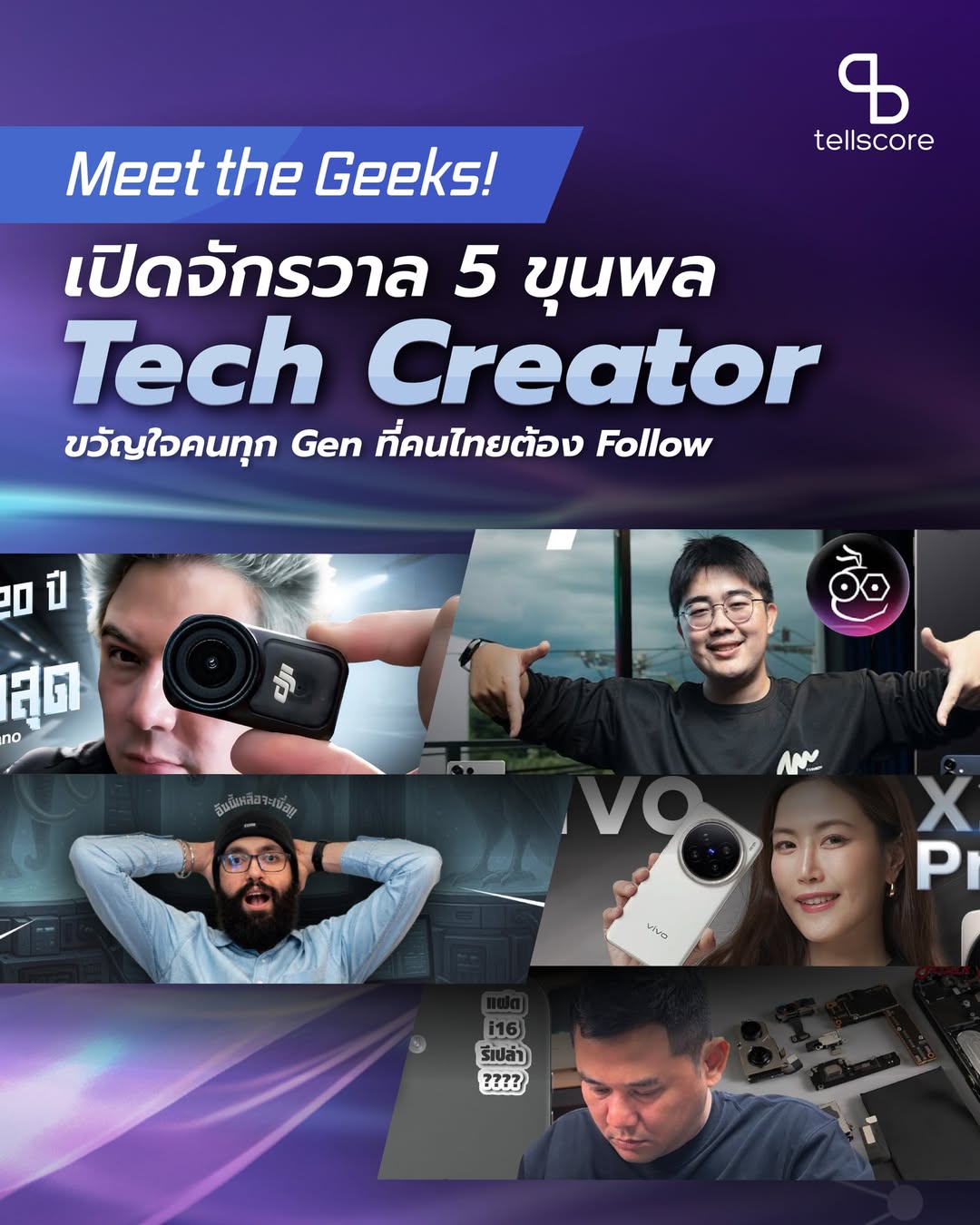 Tellscore Facebook ad: เทคโนโลยีไม่ใช่เรื่องไกลตัวอีกต่อไป