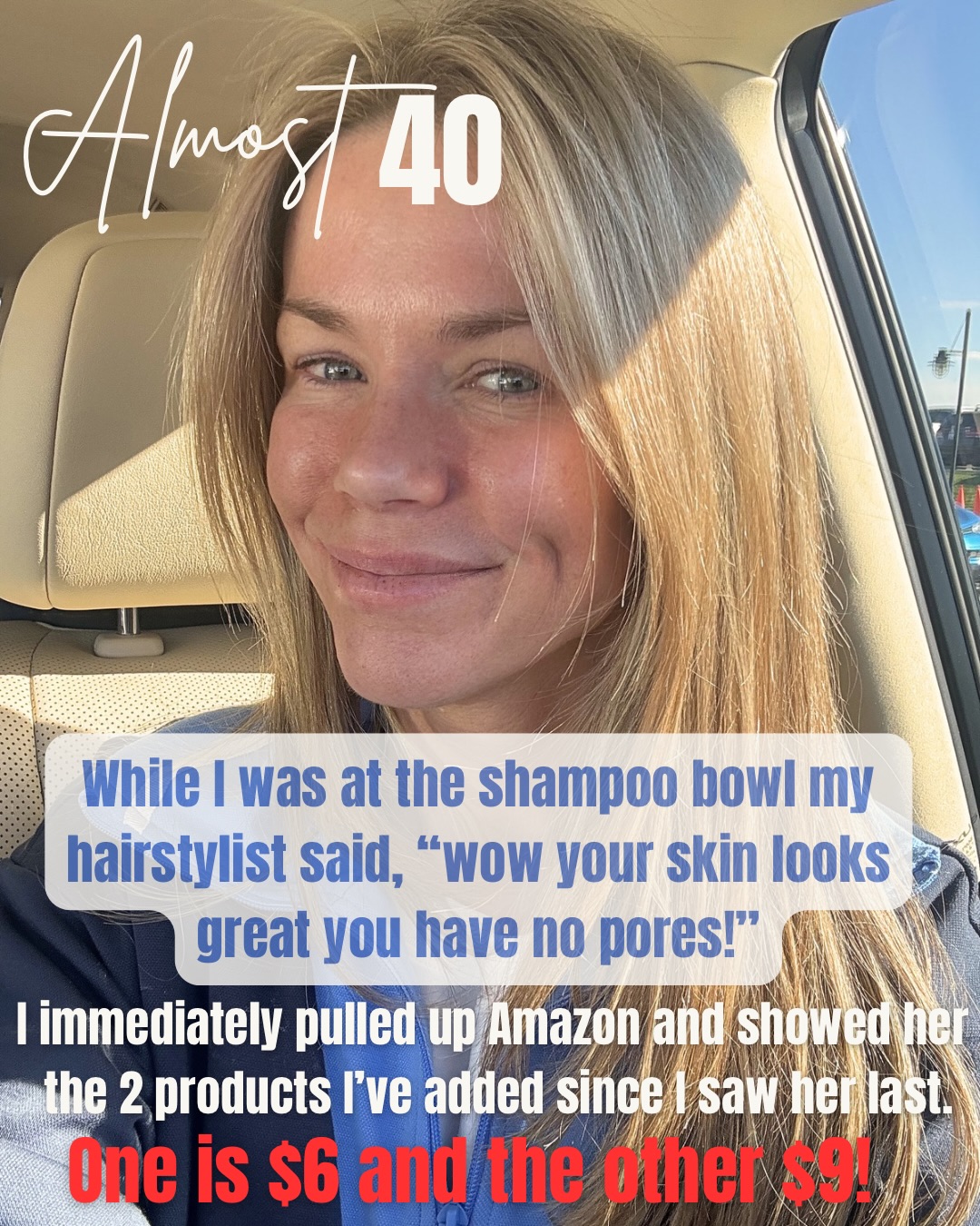 mcafeehomeliving Facebook ad: POV: your hairstylist notices your skin before your…