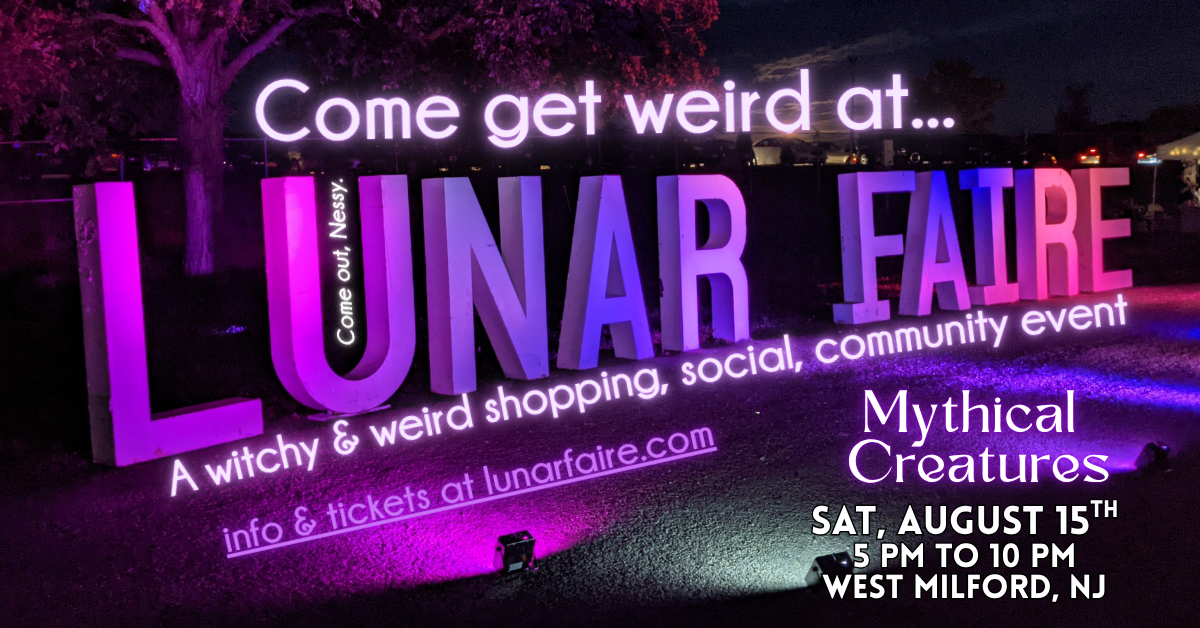 Lunar Faire Facebook ad: Become the Mythical Creature