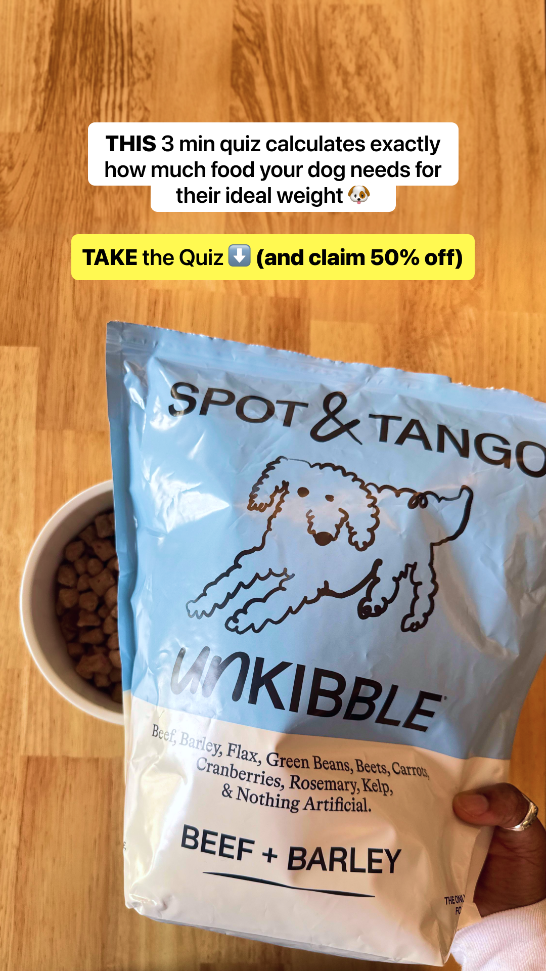 Spot and Tango Facebook ad