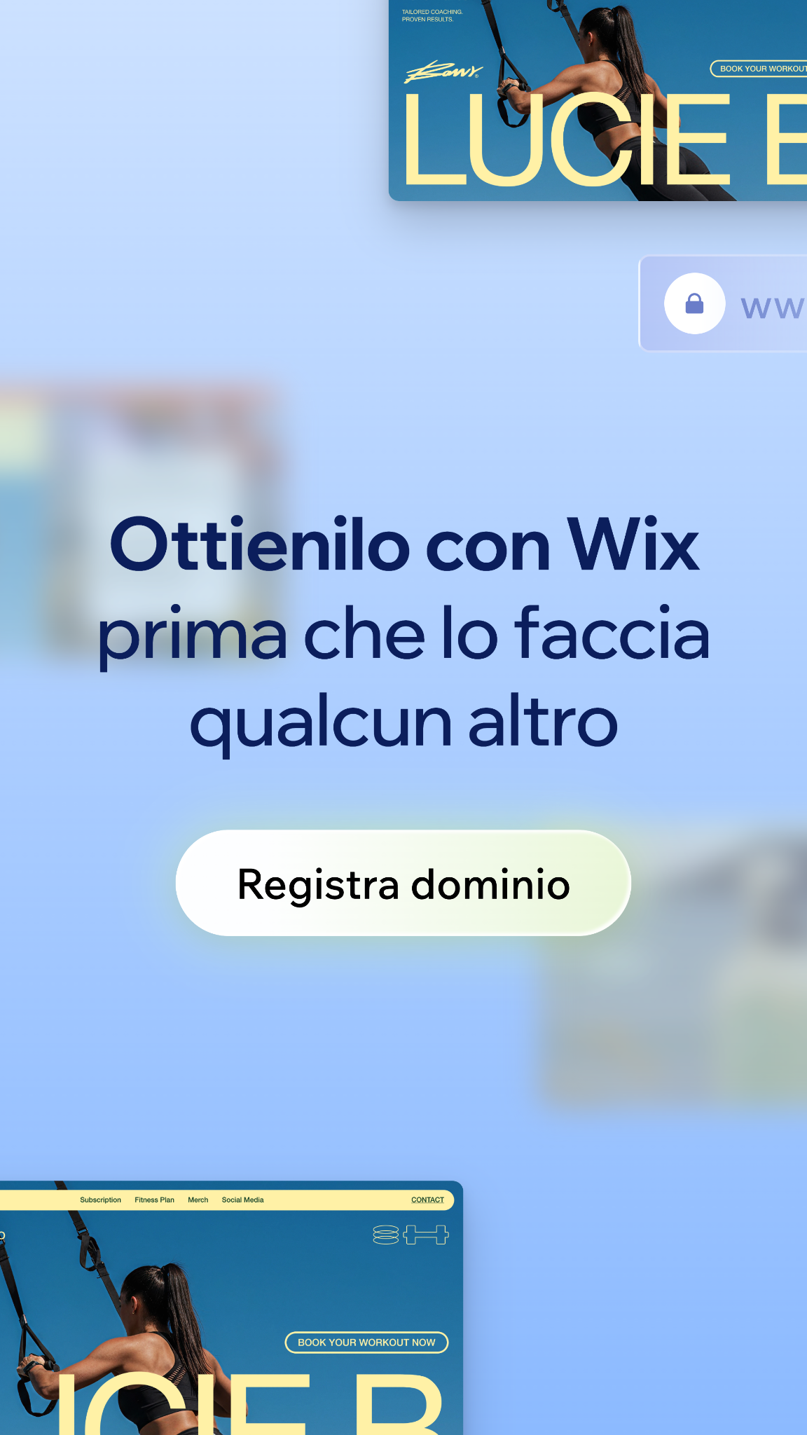 Wix Facebook ad