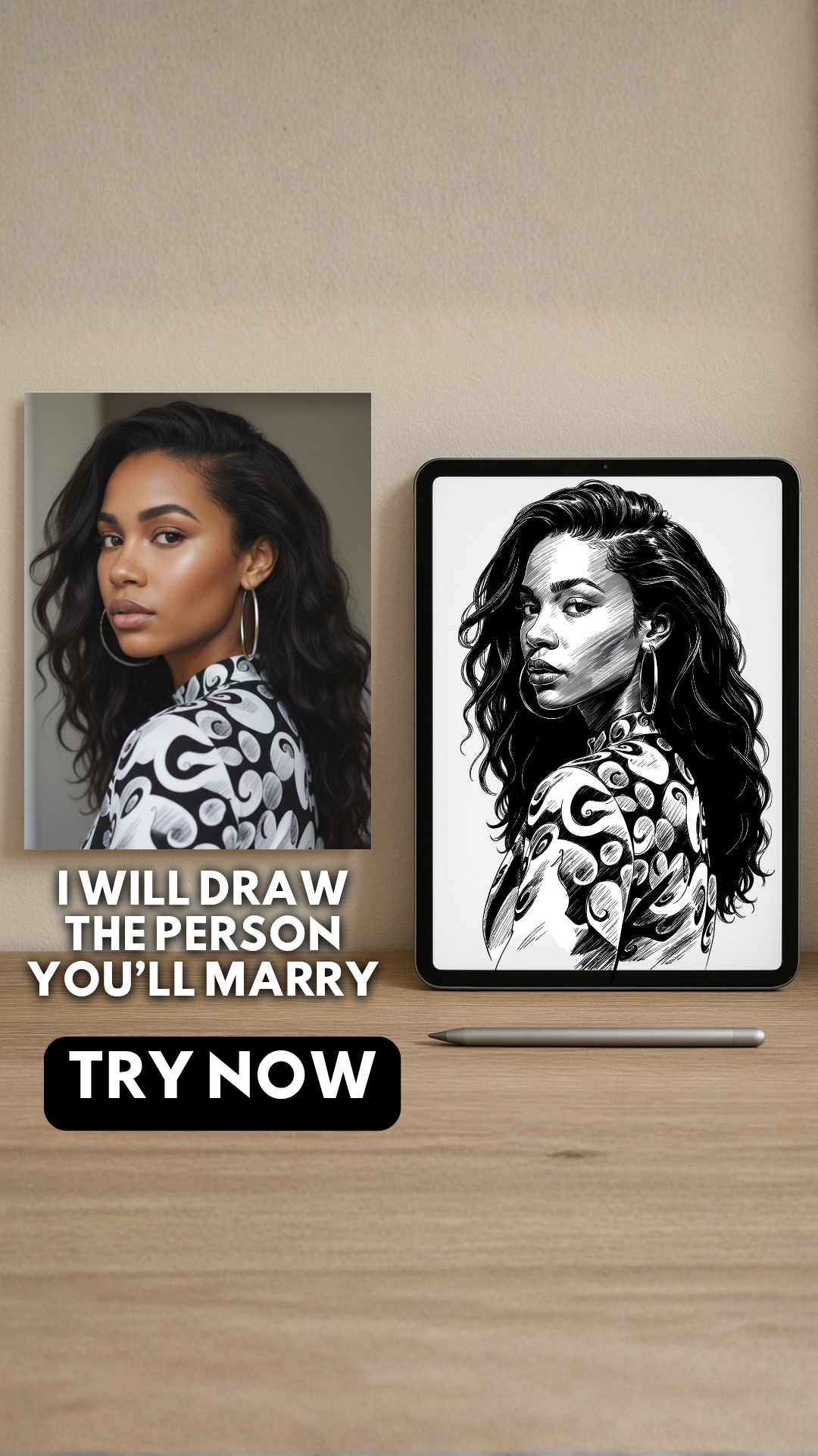 Love Sketch Facebook ad: Take quiz and check it out!