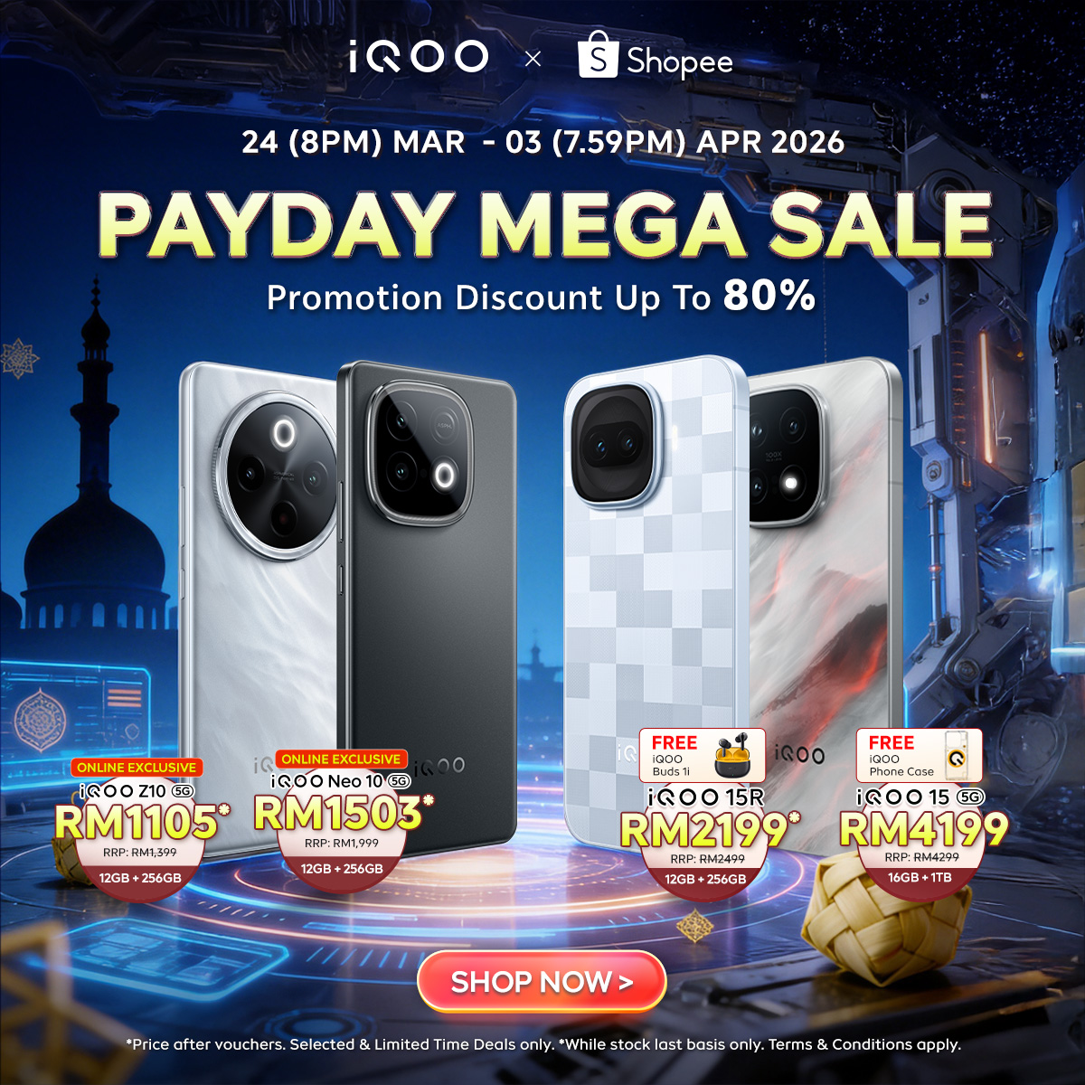 vivo Facebook ad: [TOP CHOICE] NEW iQOO 15R + FREE GIFTS
