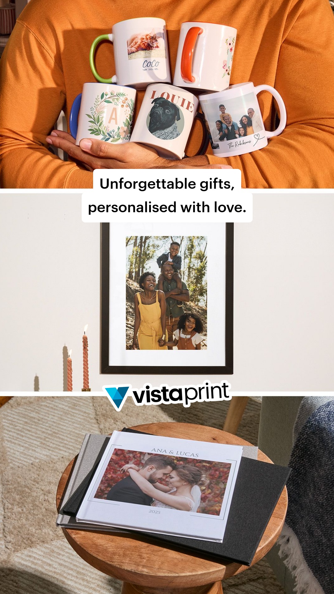 VistaPrint Facebook ad