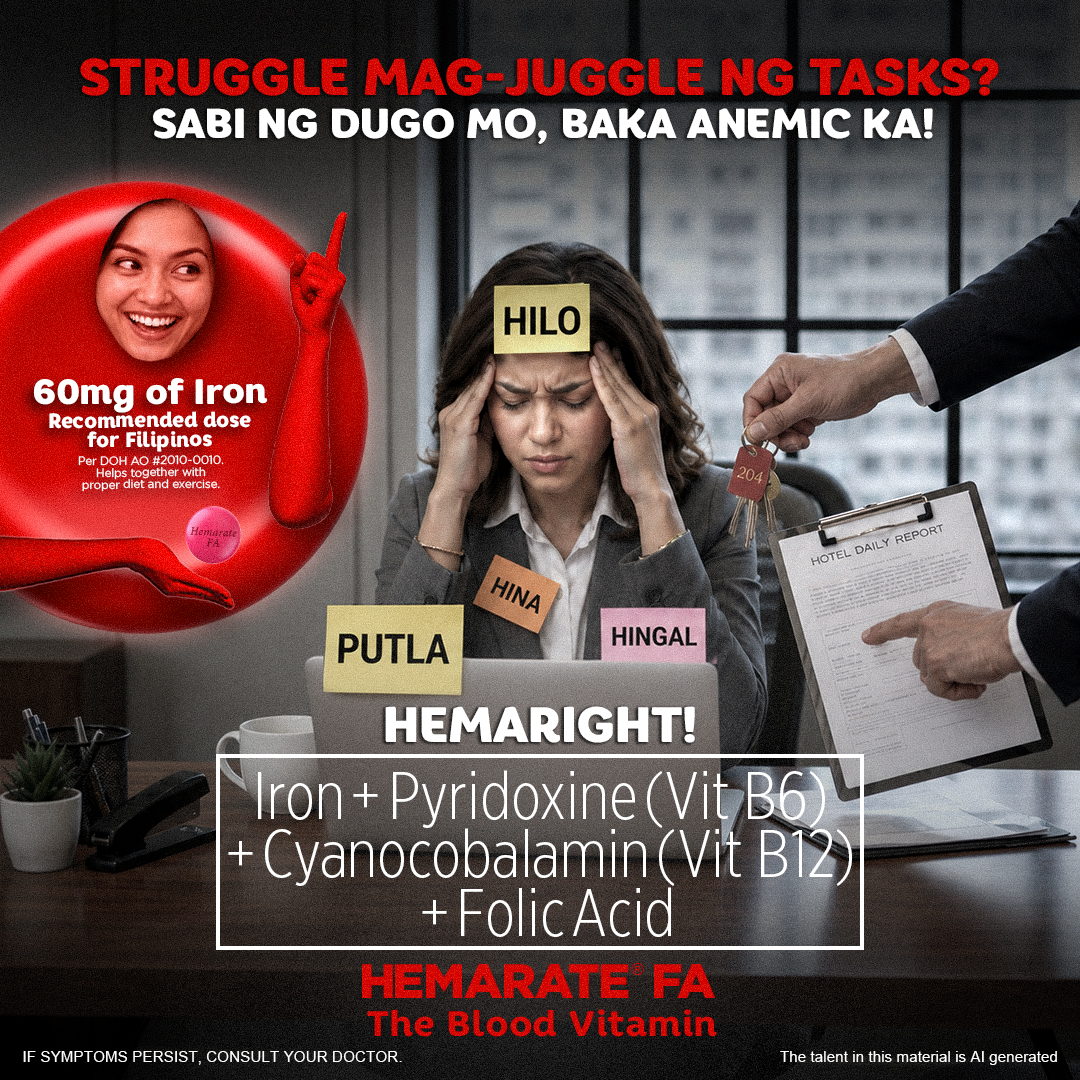 Hemarate FA Facebook ad: The Blood Vitamin