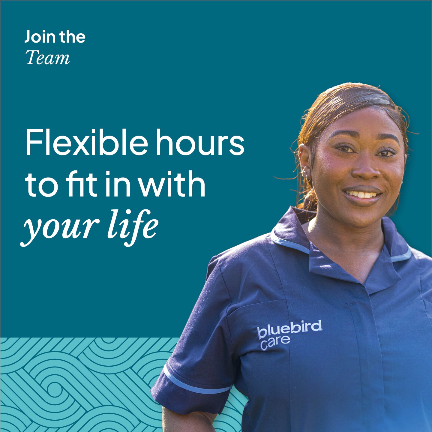 Bluebird Care Ireland Facebook ad: Looking for work that fits around your life?