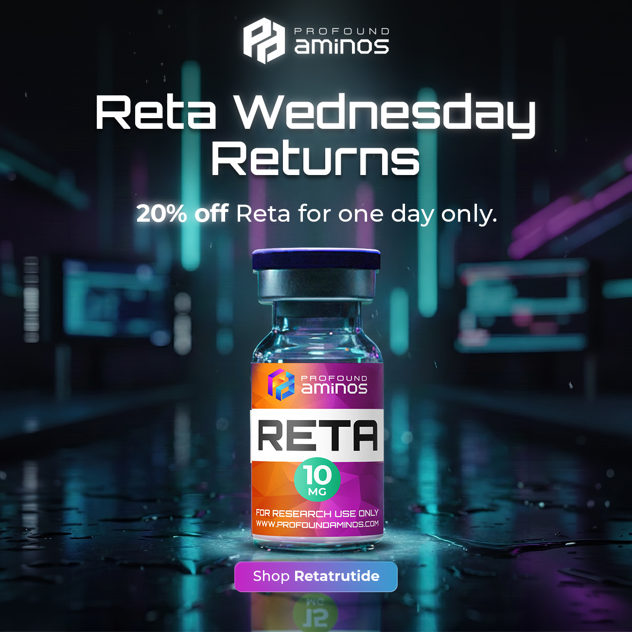 Profound Aminos Store Facebook ad