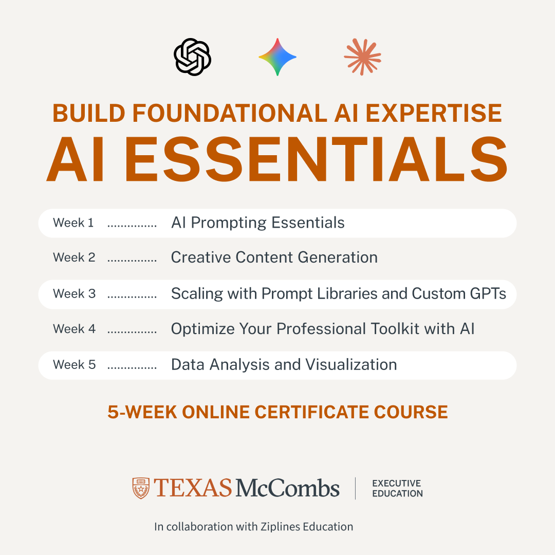 Texas Executive Education Facebook ad