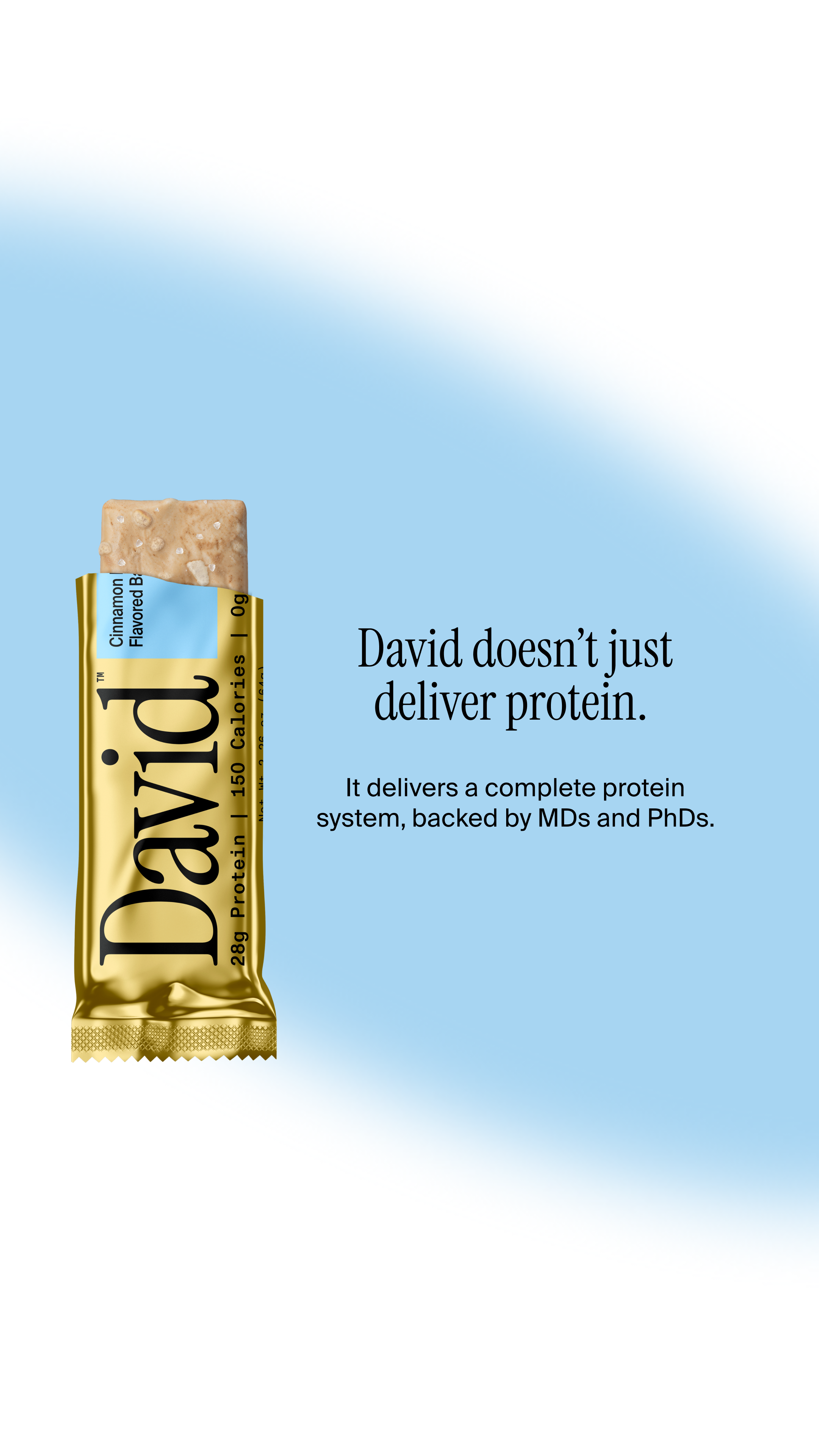 David Protein Facebook ad