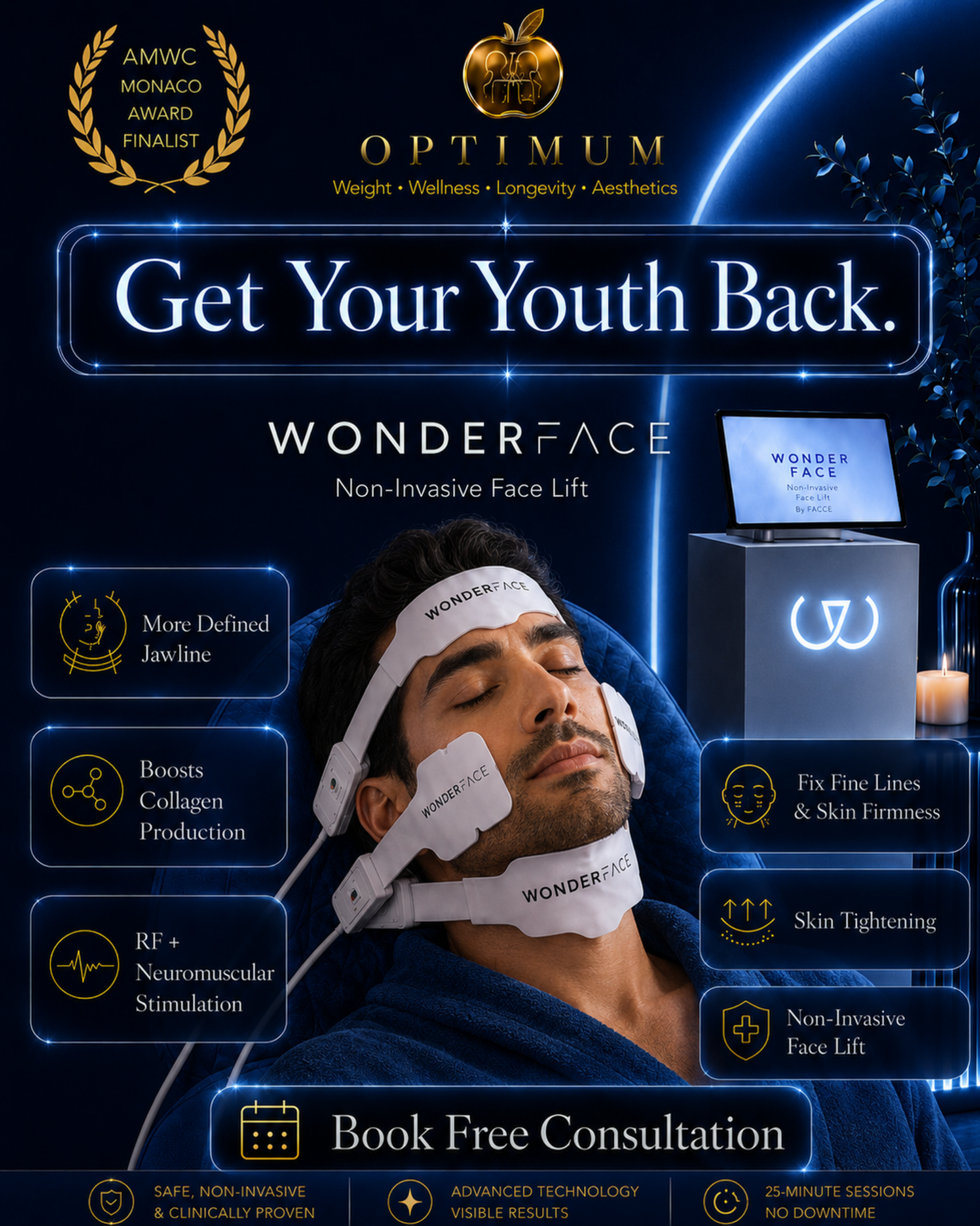 Optimum Clinics Oman Facebook ad from Jun 11, 2026