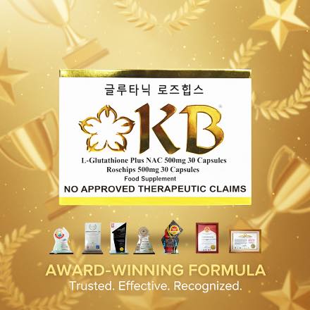 Asianskymall Facebook ad: Glow Like a Star with KB, Kyusoku Bihaku
