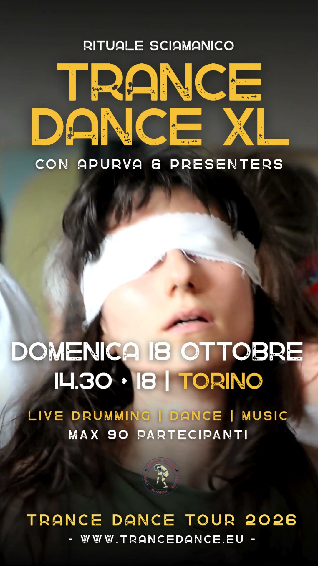 Apurva Retreats Facebook ad: Trance Dance XL Torino | 18 Ottobre 2026
