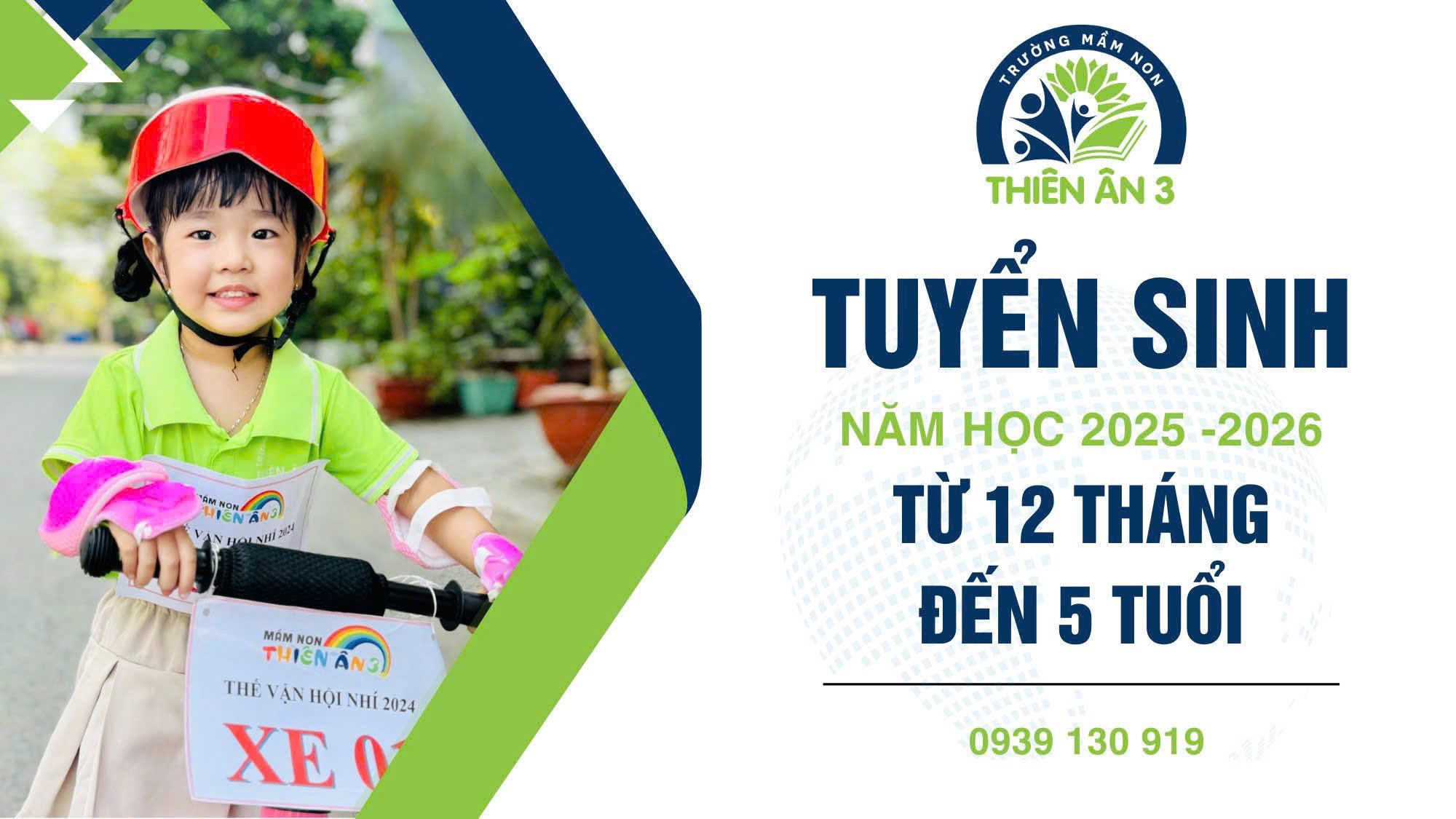 Trường mầm non Thiên Ân 3 Facebook ad: THÔNG BÁO TUYỂN SINH
