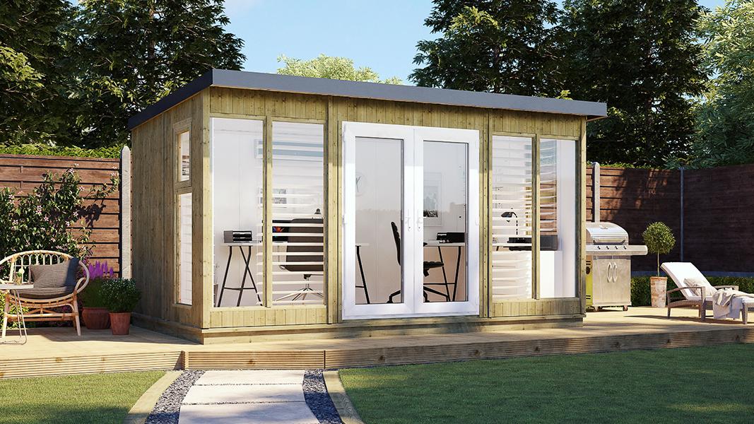Project Timber Facebook ad: Find a garden shed, workshop, summerhouse, or office…