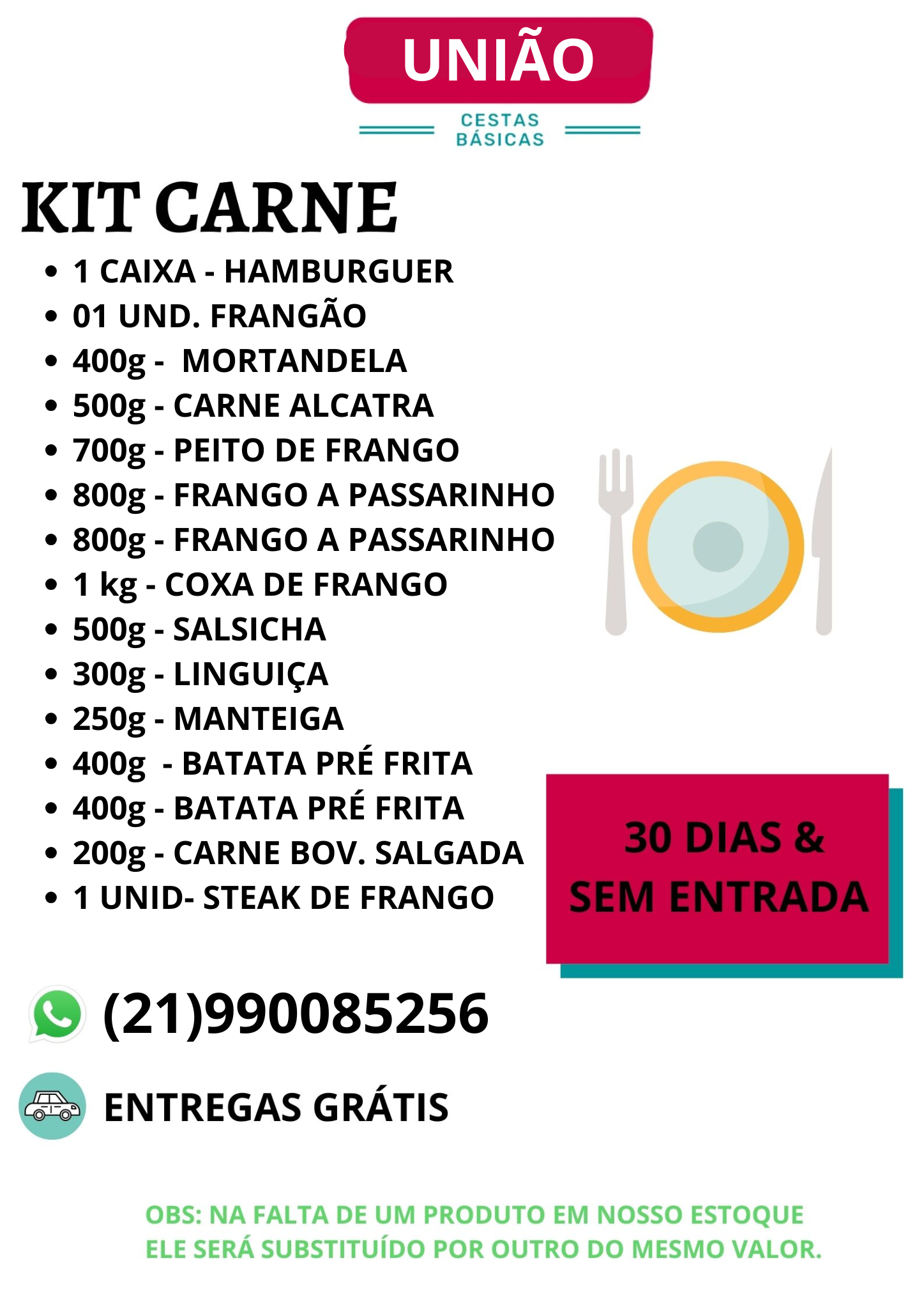 Cestas Básicas União Facebook ad: Cestas Básicas