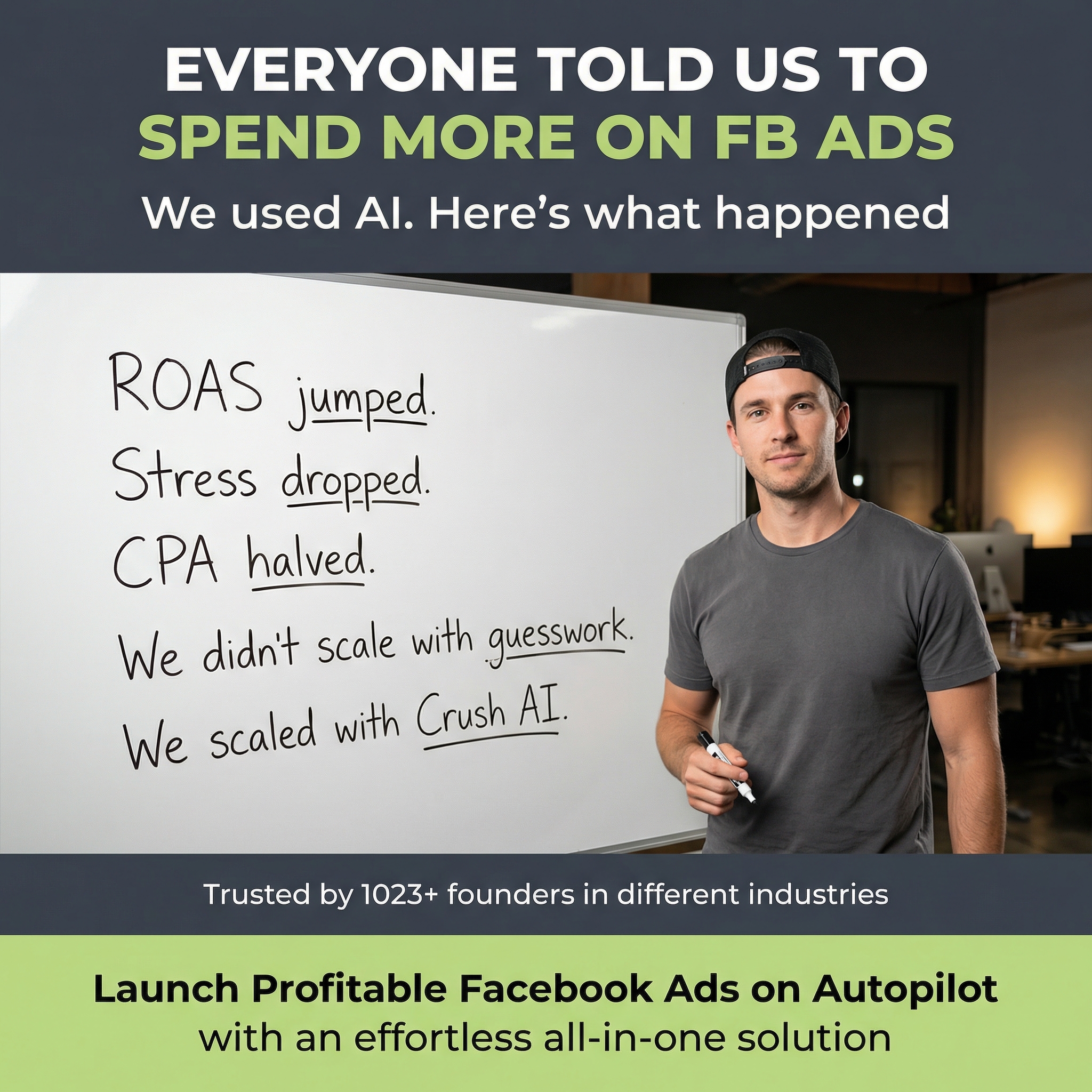 Mike Johnson - AI Marketing Facebook ad