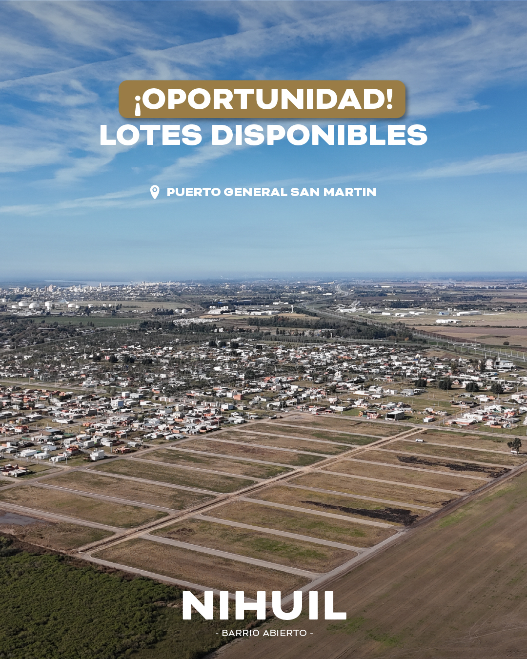 Nihuil Barrio Abierto Facebook ad from Feb 11, 2026