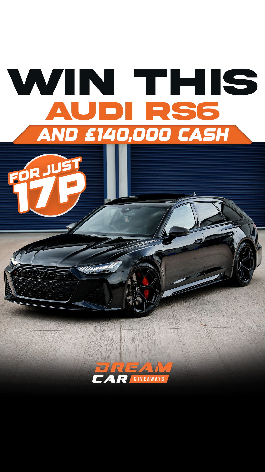 Dream Car Giveaways Facebook ad